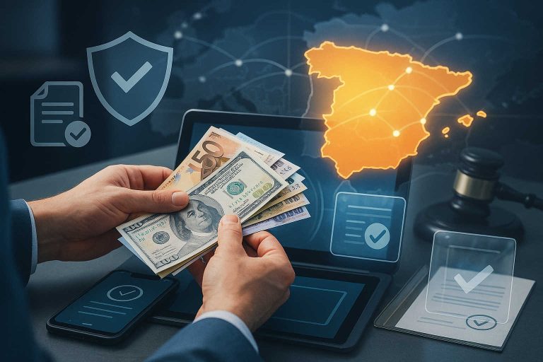 cómo entrar dinero en españa de forma legal
